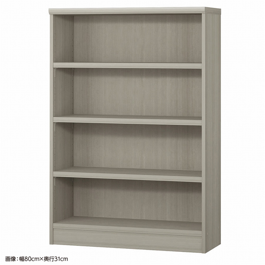 大洋 オーダーシェルフ グレーオーク NCオーダータフ1280 SR GO 幅800×奥行250×高さ1170(mm) 1台(ご注文単位1台)【直送品】