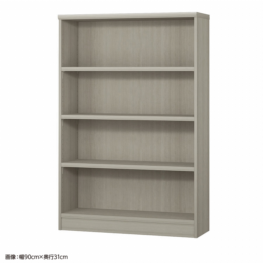 >大洋 オーダーシェルフ グレーオーク NCオーダータフ1490 SR GO 幅900×奥行250×高さ1350(mm) 1台(ご注文単位1台)【直送品】