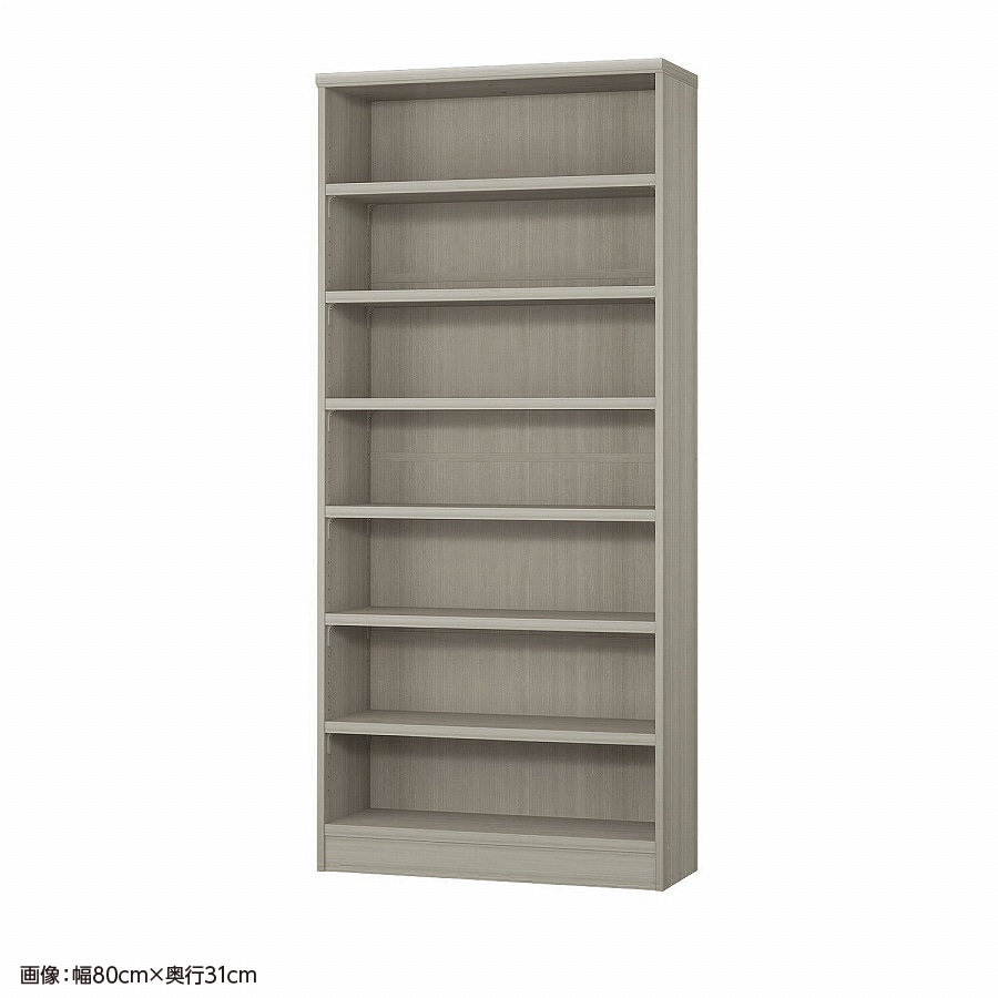 大洋 オーダーシェルフ グレーオーク NCオーダータフ1875 SR GO 幅750×奥行250×高さ1780(mm) 1台(ご注文単位1台)【直送品】