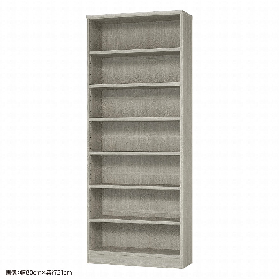 大洋 オーダーシェルフ グレーオーク NCオーダータフ2075 SR GO 幅750×奥行250×高さ2000(mm) 1台（ご注文単位1台）【直送品】