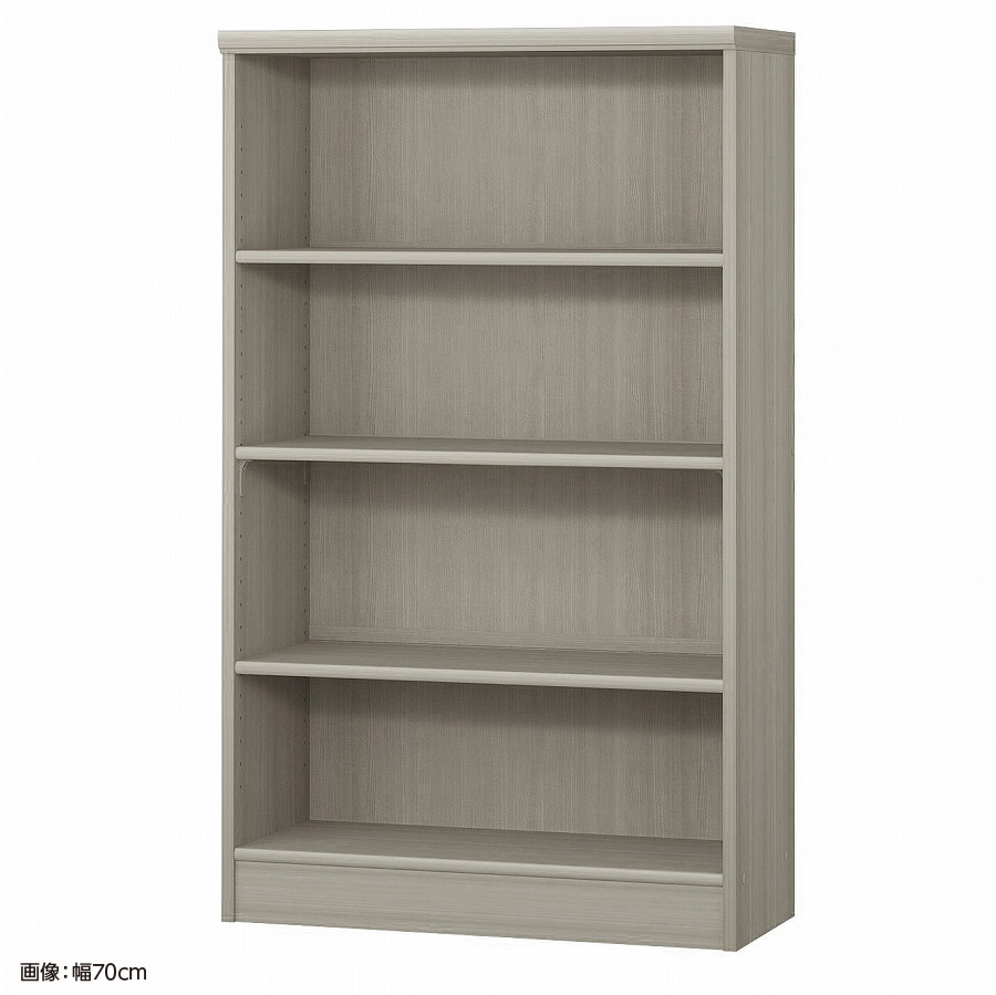 大洋 オーダーシェルフ グレーオーク NCオーダー1270 R GO 幅700×奥行310×高さ1170(mm) 1台(ご注文単位1台)【直送品】