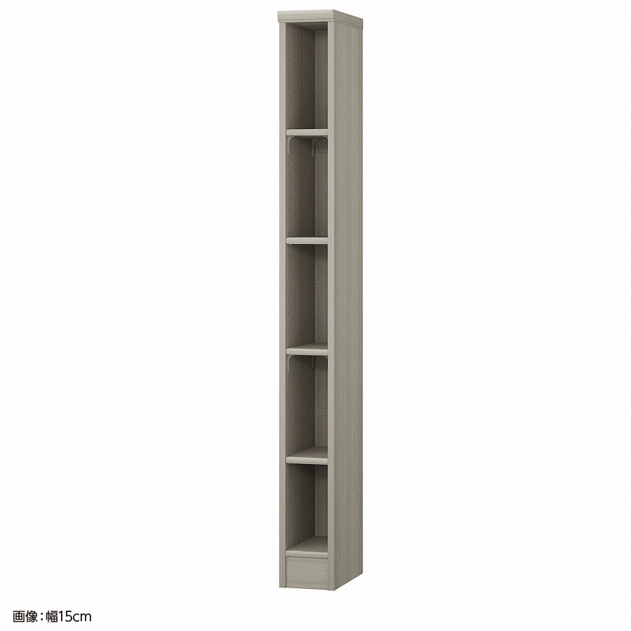 >大洋 オーダーシェルフ グレーオーク NCオーダー1515 R GO 幅150×奥行310×高さ1499(mm) 1台(ご注文単位1台)【直送品】