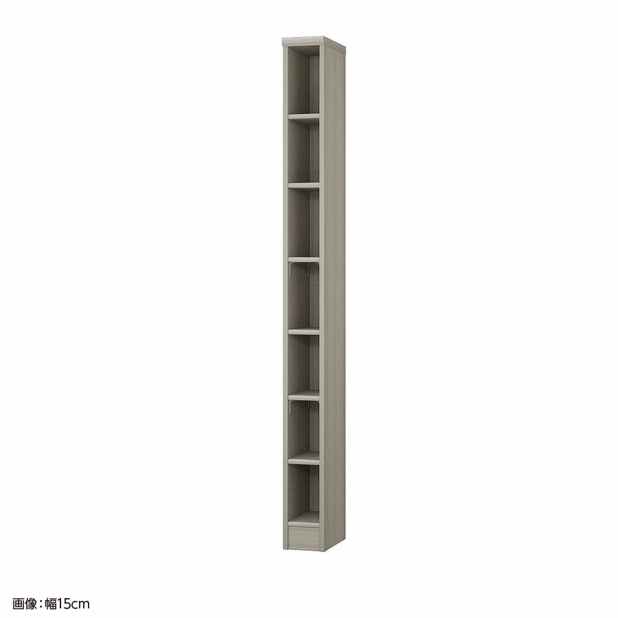 大洋 オーダーシェルフ グレーオーク NCオーダー1815 R GO 幅150×奥行310×高さ1780(mm) 1台（ご注文単位1台）【直送品】