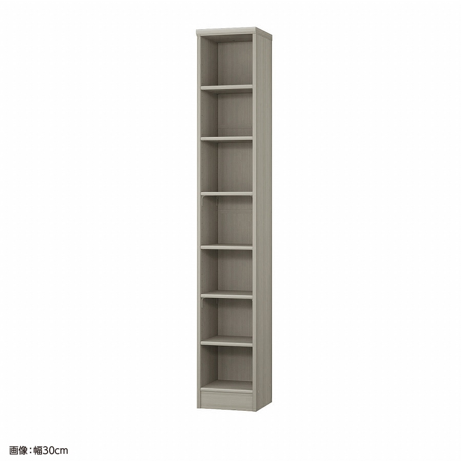 大洋 オーダーシェルフ グレーオーク NCオーダー1830 R GO 幅300×奥行310×高さ1780(mm) 1台(ご注文単位1台)【直送品】
