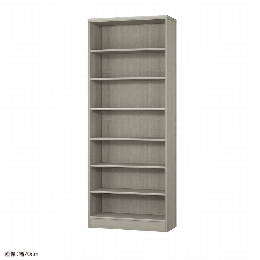 大洋 オーダーシェルフ グレーオーク NCオーダー1865 R GO 幅650×奥行310×高さ1780(mm) 1台（ご注文単位1台）【直送品】
