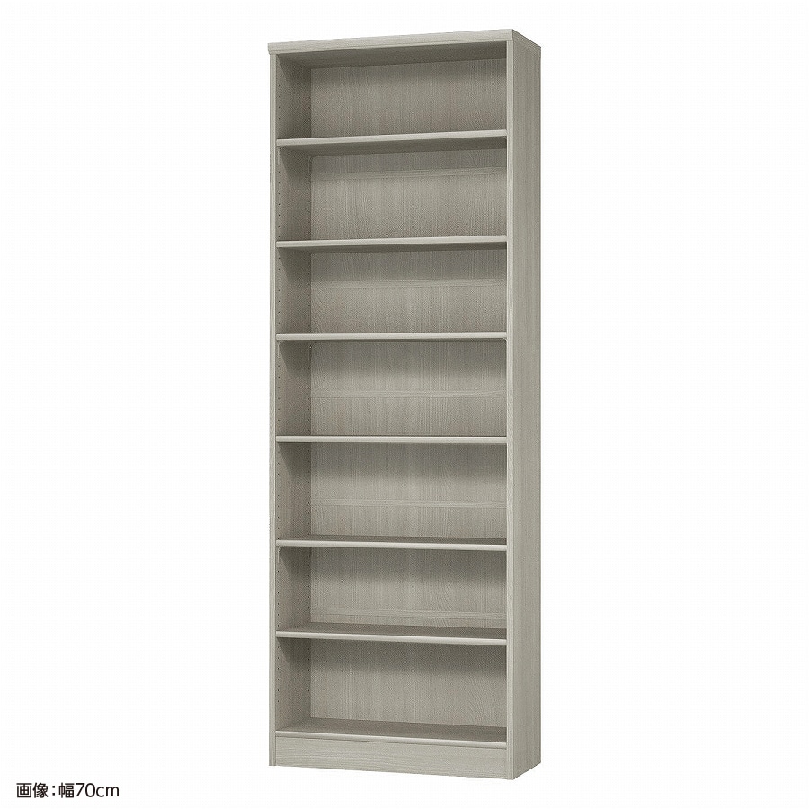 >大洋 オーダーシェルフ グレーオーク NCオーダー2065 R GO 幅650×奥行310×高さ2000(mm) 1台（ご注文単位1台）【直送品】