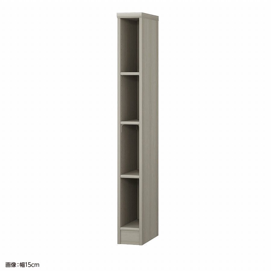 大洋 オーダーシェルフ グレーオーク NCオーダー1415 MD GO 幅150×奥行400×高さ1350(mm) 1台(ご注文単位1台)【直送品】