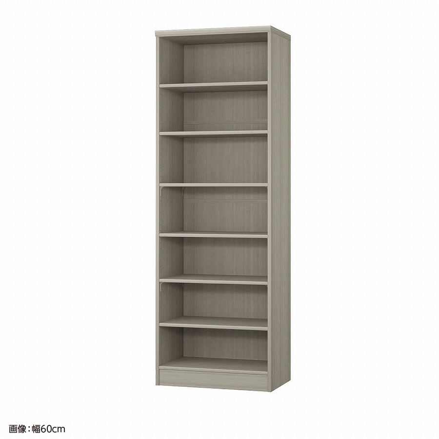 大洋 オーダーシェルフ グレーオーク NCオーダー1860 MD GO 幅600×奥行400×高さ1780(mm) 1台（ご注文単位1台）【直送品】