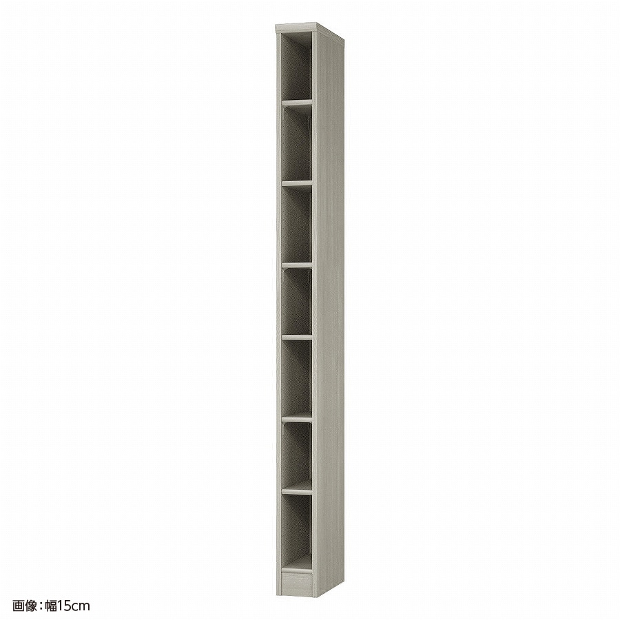 >大洋 オーダーシェルフ グレーオーク NCオーダー2015 MD GO 幅150×奥行400×高さ2000(mm) 1台(ご注文単位1台)【直送品】