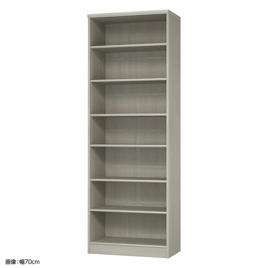 大洋 オーダーシェルフ グレーオーク NCオーダー2070 MD GO 幅700×奥行400×高さ2000(mm) 1台（ご注文単位1台）【直送品】