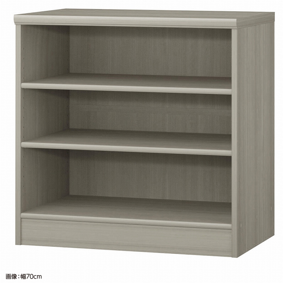 大洋 オーダーシェルフ グレーオーク NCオーダー7070 D GO 幅700×奥行460×高さ700(mm) 1台(ご注文単位1台)【直送品】