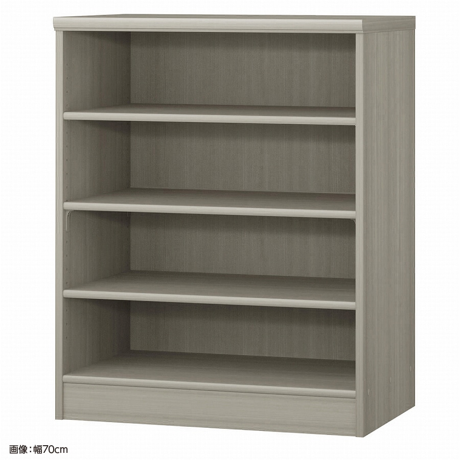 大洋 オーダーシェルフ グレーオーク NCオーダー9070 D GO 幅700×奥行460×高さ881(mm) 1台(ご注文単位1台)【直送品】