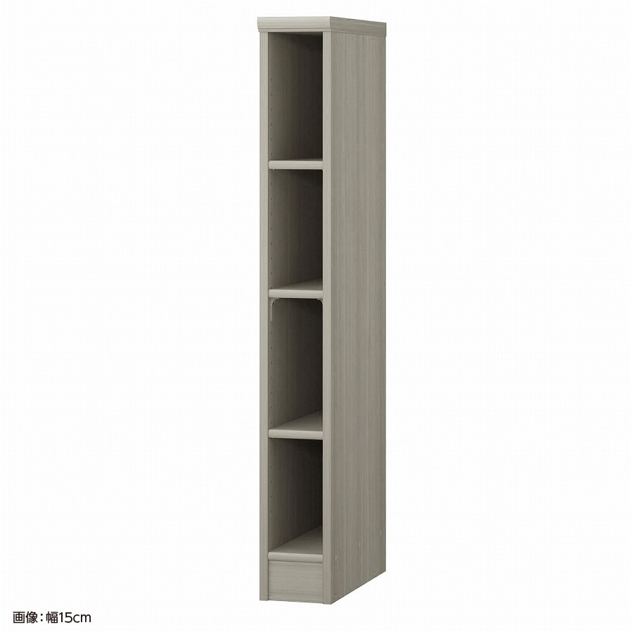 >大洋 オーダーシェルフ グレーオーク NCオーダー1215 D GO 幅150×奥行460×高さ1170(mm) 1台(ご注文単位1台)【直送品】