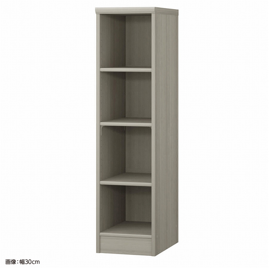 大洋 オーダーシェルフ グレーオーク NCオーダー1225 D GO 幅250×奥行460×高さ1170(mm) 1台（ご注文単位1台）【直送品】