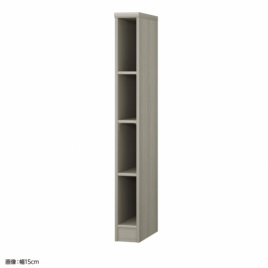 大洋 オーダーシェルフ グレーオーク NCオーダー1415 D GO 幅150×奥行460×高さ1350(mm) 1台(ご注文単位1台)【直送品】