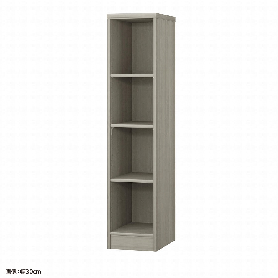 大洋 オーダーシェルフ グレーオーク NCオーダー1425 D GO 幅250×奥行460×高さ1350(mm) 1台(ご注文単位1台)【直送品】