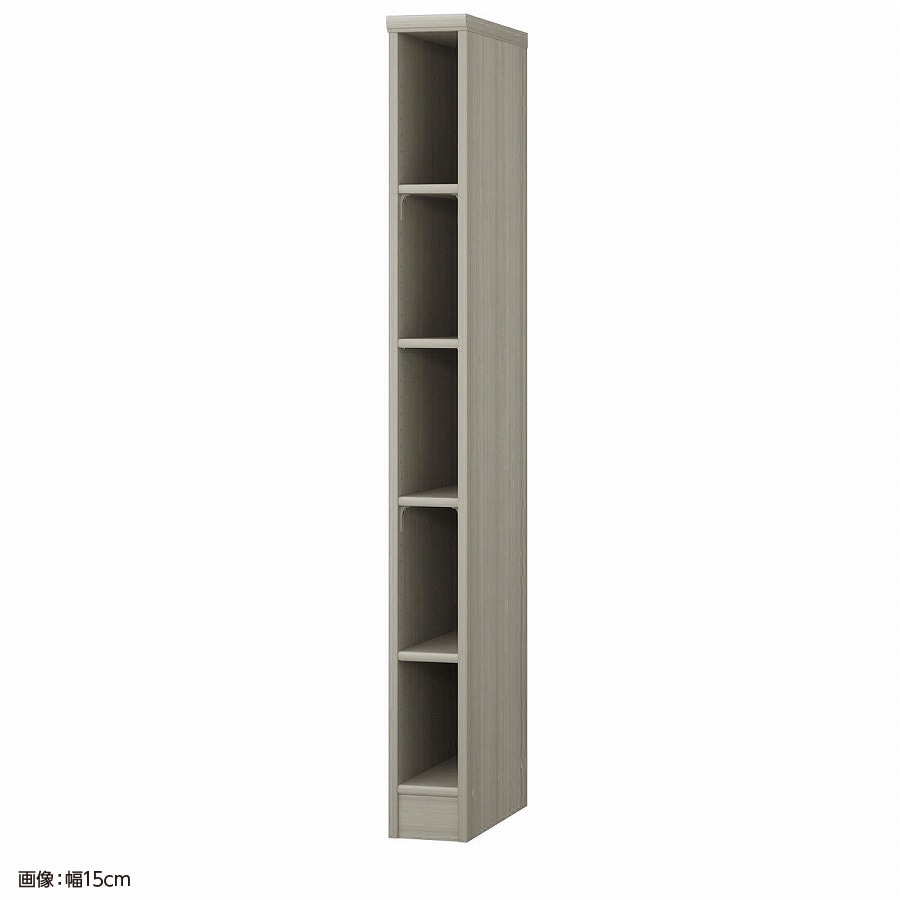 大洋 オーダーシェルフ グレーオーク NCオーダー1520 D GO 幅200×奥行460×高さ1499(mm) 1台(ご注文単位1台)【直送品】