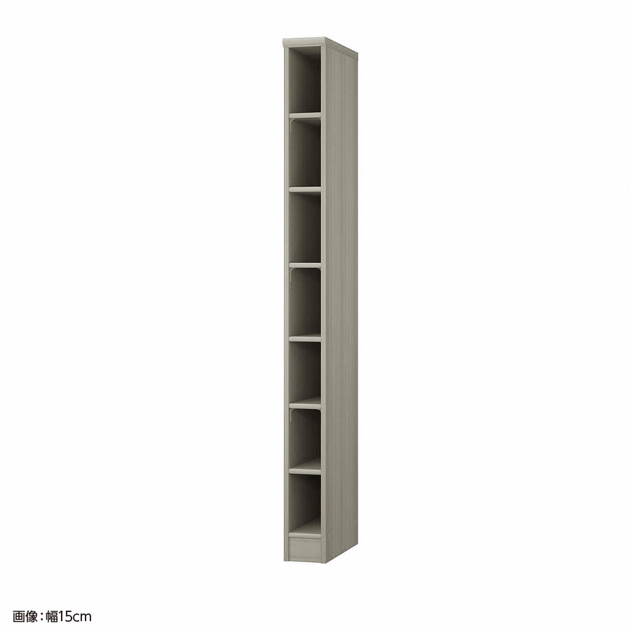 大洋 オーダーシェルフ グレーオーク NCオーダー1815 D GO 幅150×奥行460×高さ1780(mm) 1台(ご注文単位1台)【直送品】