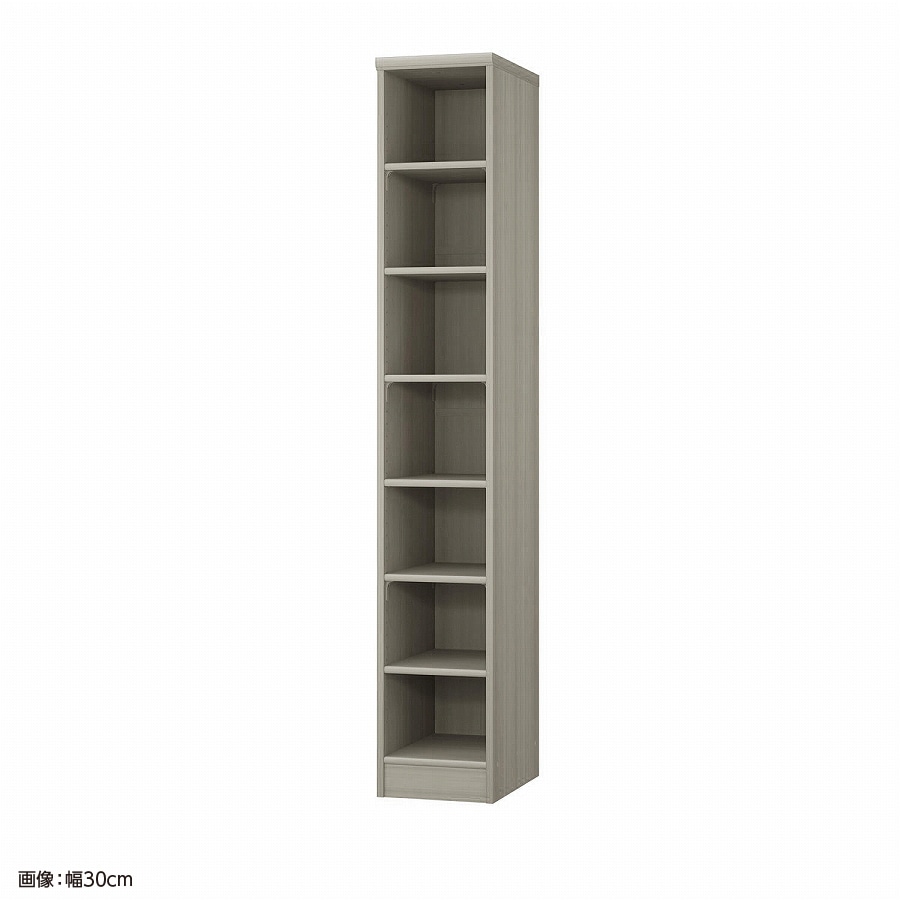 大洋 オーダーシェルフ グレーオーク NCオーダー1830 D GO 幅300×奥行460×高さ1780(mm) 1台(ご注文単位1台)【直送品】