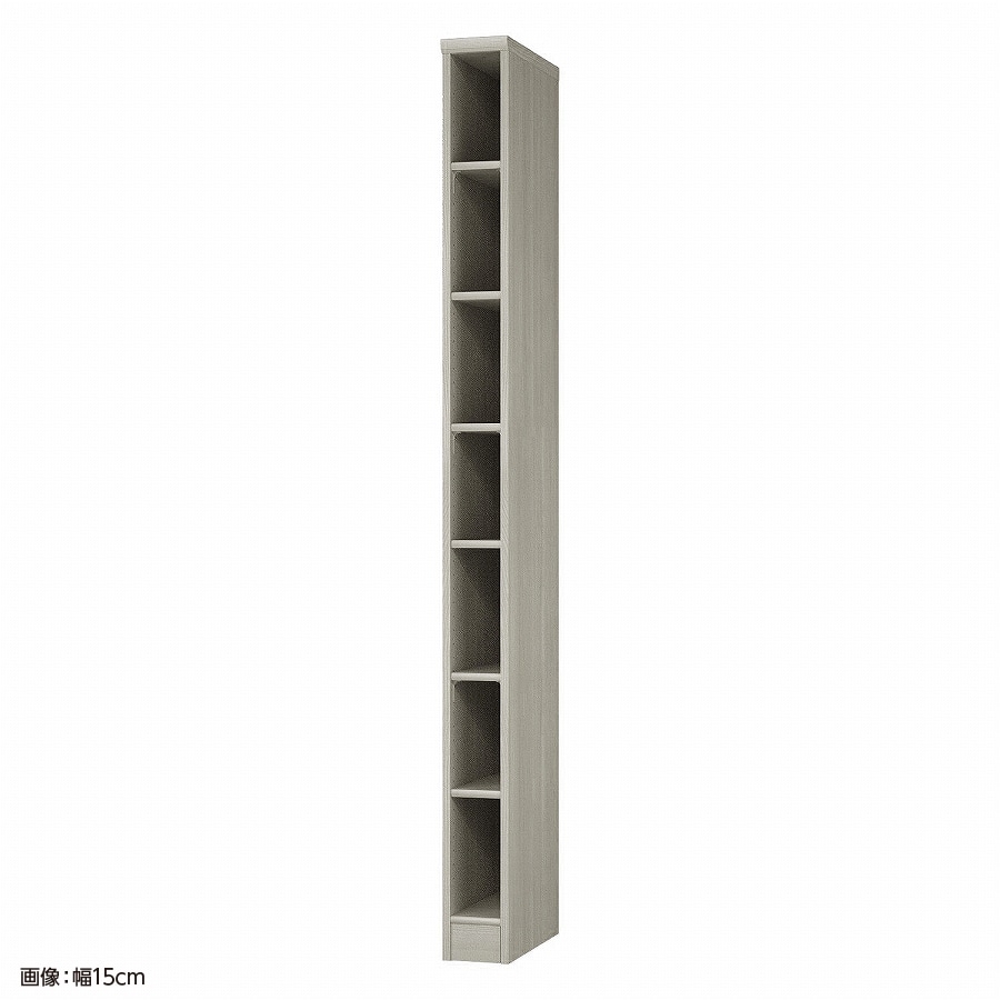 大洋 オーダーシェルフ グレーオーク NCオーダー2015 D GO 幅150×奥行460×高さ2000(mm) 1台(ご注文単位1台)【直送品】