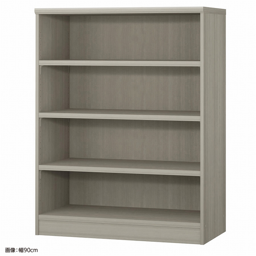 大洋 オーダーシェルフ グレーオーク NCオーダータフ1285 D GO 幅850×奥行460×高さ1170(mm) 1台（ご注文単位1台）【直送品】