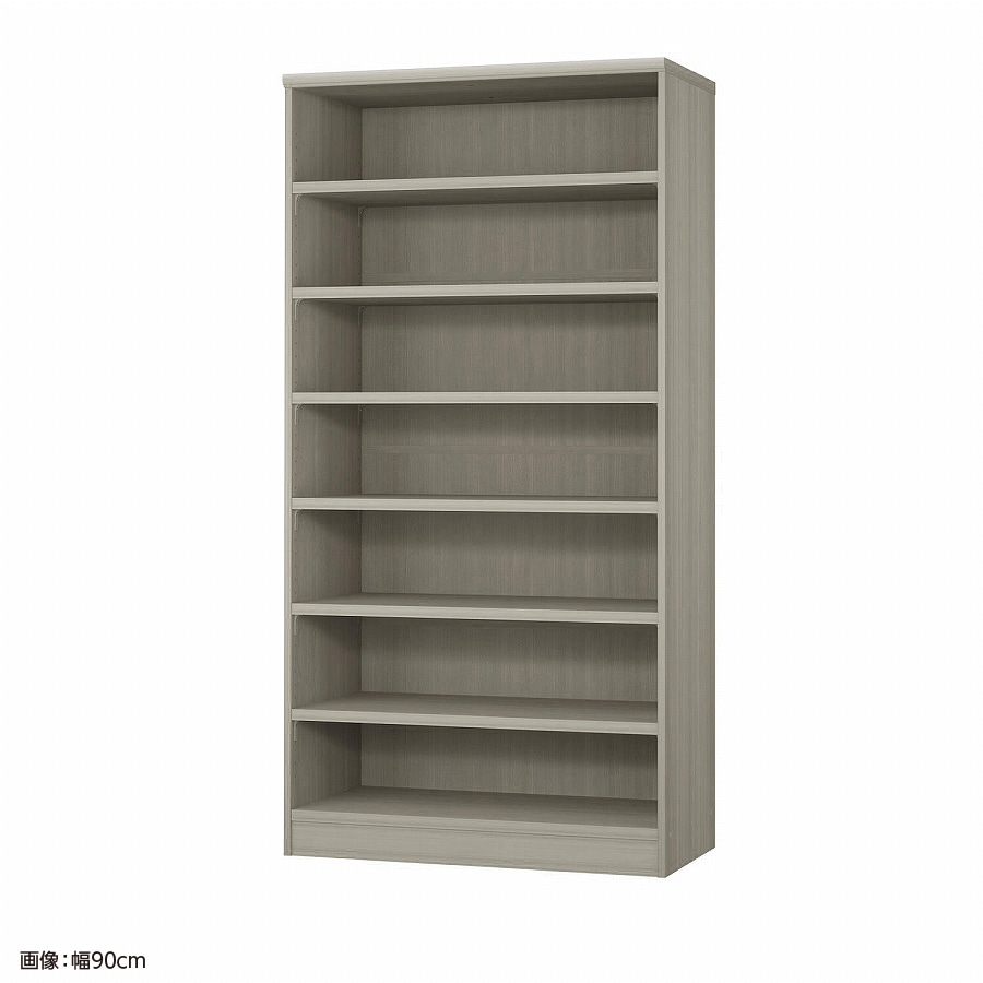 >大洋 オーダーシェルフ グレーオーク NCオーダータフ1885 D GO 幅850×奥行460×高さ1780(mm) 1台（ご注文単位1台）【直送品】