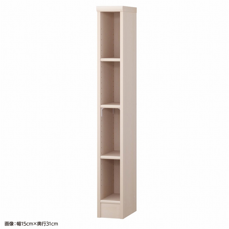 大洋 オーダーシェルフ ライトナチュラル NCオーダー1215 SR LN 幅150×奥行250×高さ1170(mm) 1台（ご注文単位1台）【直送品】