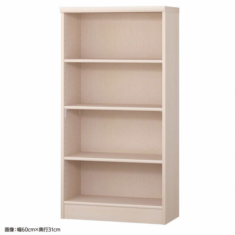 大洋 オーダーシェルフ ライトナチュラル NCオーダー1260 SR LN 幅600×奥行250×高さ1170(mm) 1台(ご注文単位1台)【直送品】