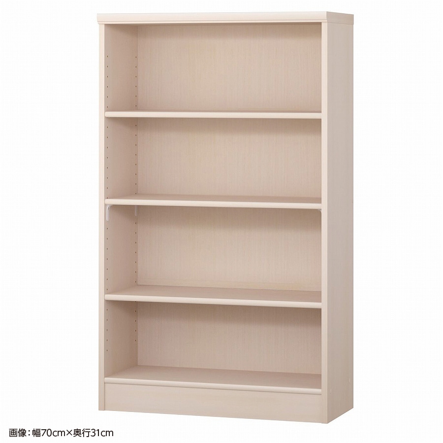 大洋 オーダーシェルフ ライトナチュラル NCオーダー1265 SR LN 幅650×奥行250×高さ1170(mm) 1台（ご注文単位1台）【直送品】