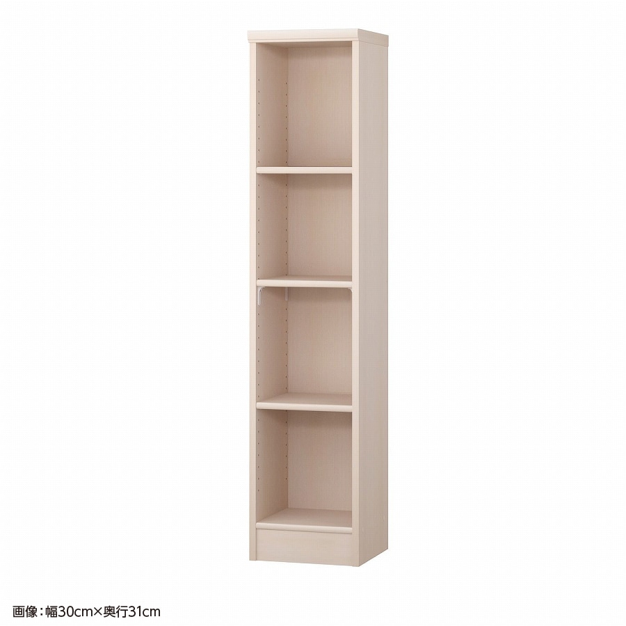 >大洋 オーダーシェルフ ライトナチュラル NCオーダー1430 SR LN 幅300×奥行250×高さ1350(mm) 1台(ご注文単位1台)【直送品】