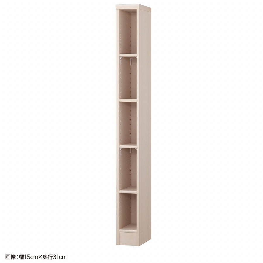 大洋 オーダーシェルフ ライトナチュラル NCオーダー1515 SR LN 幅150×奥行250×高さ1499(mm) 1台（ご注文単位1台）【直送品】