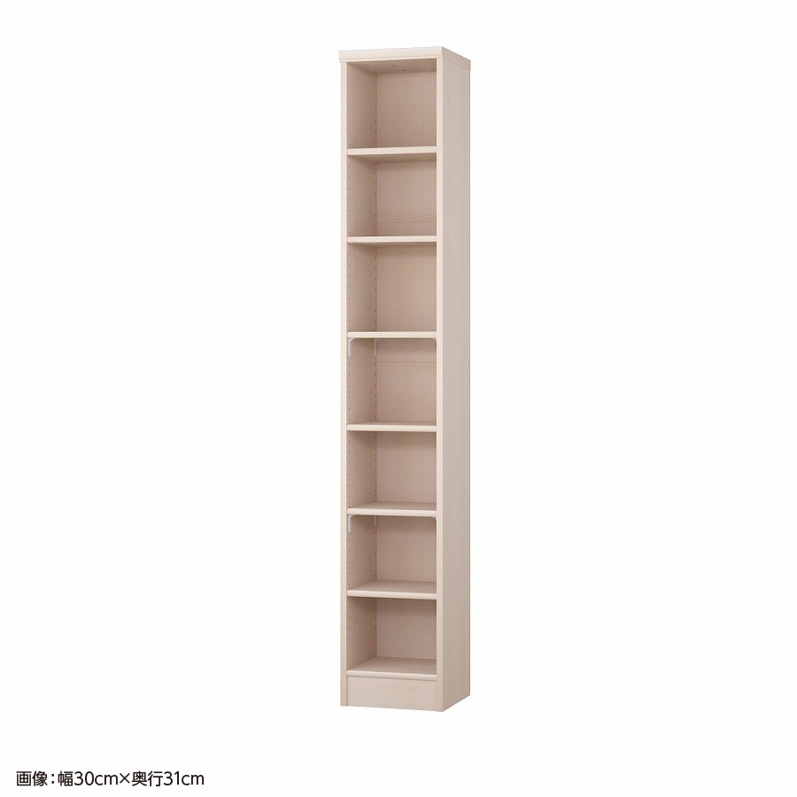 大洋 オーダーシェルフ ライトナチュラル NCオーダー1830 SR LN 幅300×奥行250×高さ1780(mm) 1台(ご注文単位1台)【直送品】