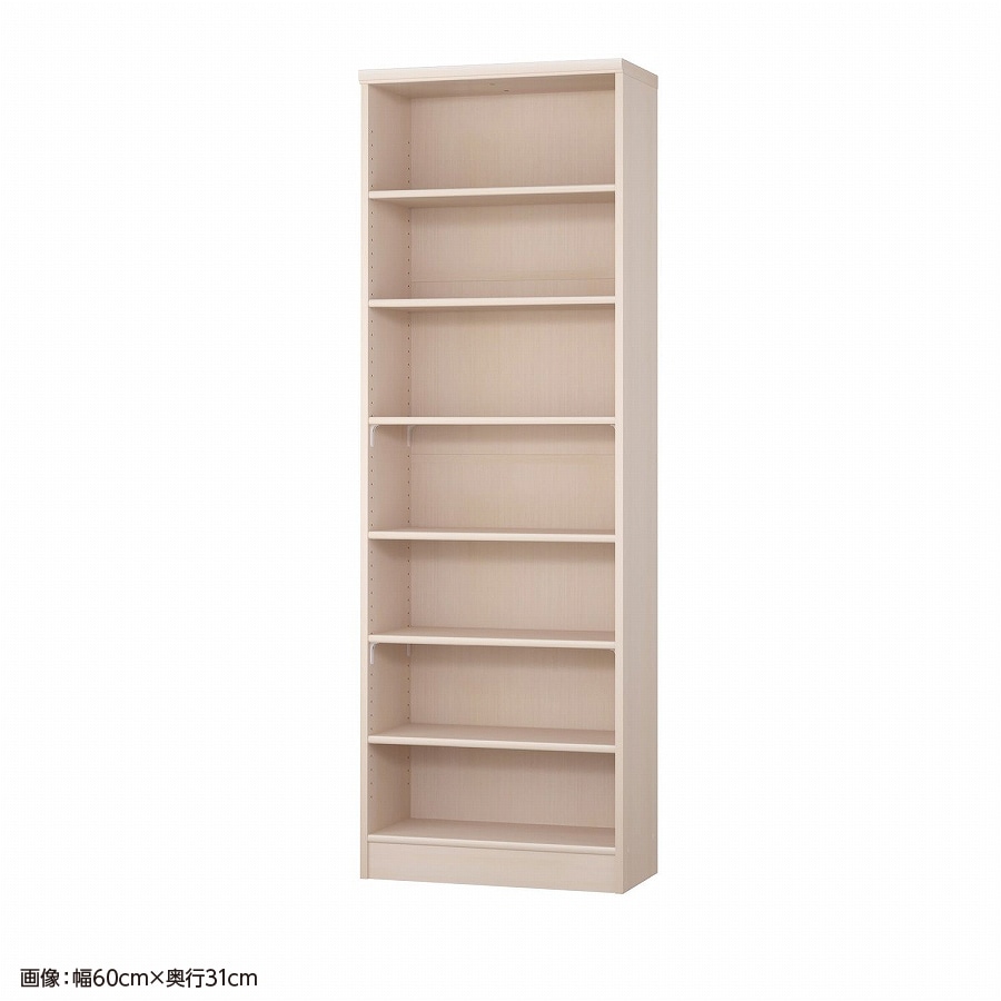 大洋 オーダーシェルフ ライトナチュラル NCオーダー1860 SR LN 幅600×奥行250×高さ1780(mm) 1台(ご注文単位1台)【直送品】