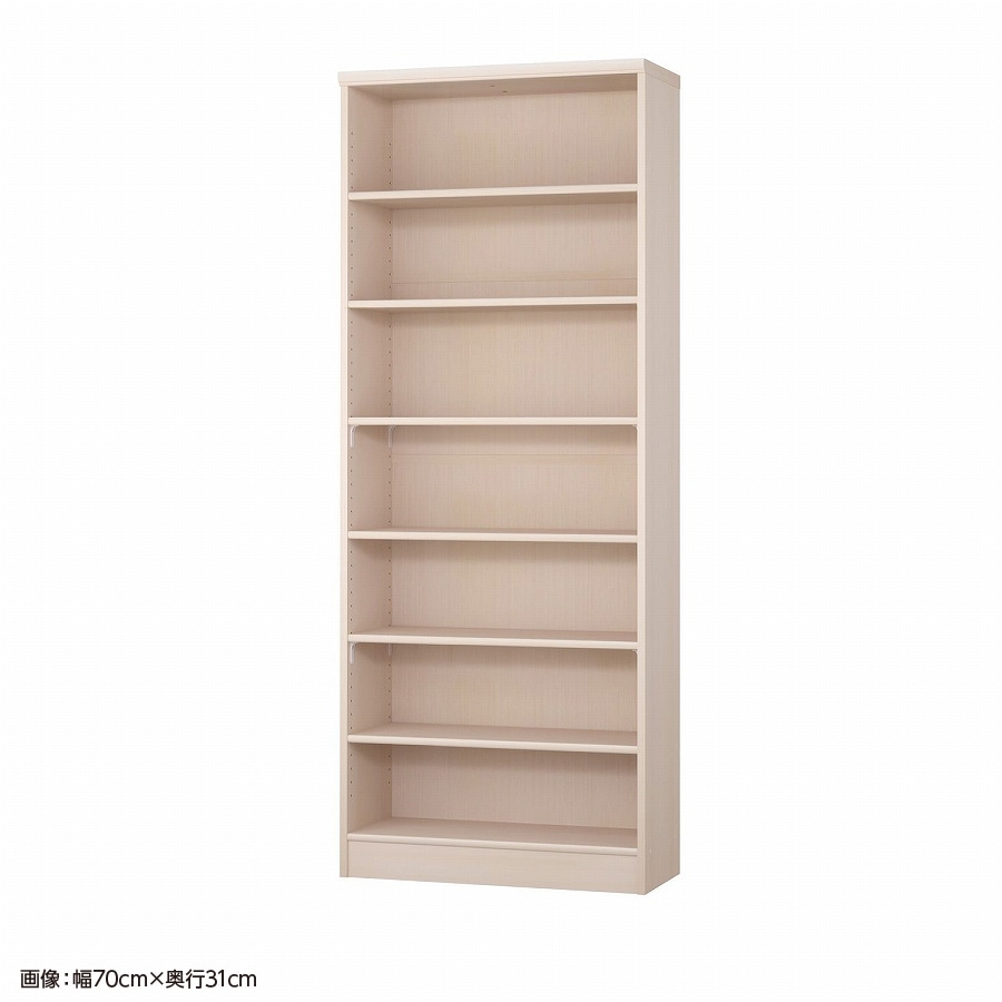 大洋 オーダーシェルフ ライトナチュラル NCオーダー1870 SR LN 幅700×奥行250×高さ1780(mm) 1台(ご注文単位1台)【直送品】