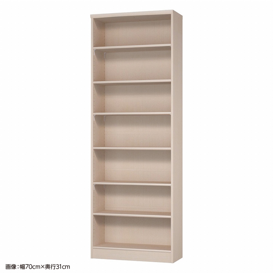 大洋 オーダーシェルフ ライトナチュラル NCオーダー2065 SR LN 幅650×奥行250×高さ2000(mm) 1台(ご注文単位1台)【直送品】