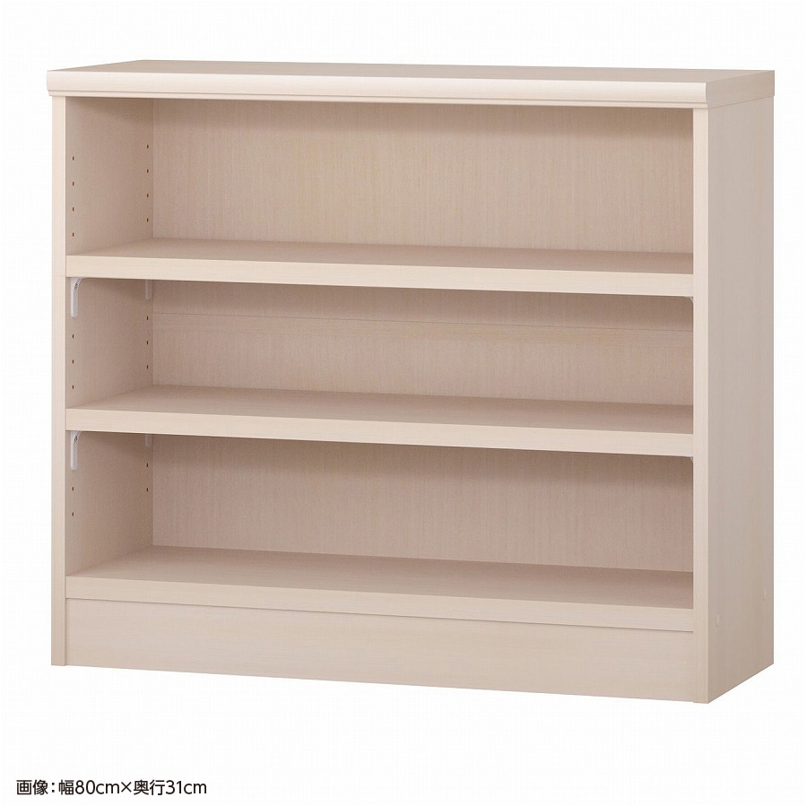 >大洋 オーダーシェルフ ライトナチュラル NCオーダータフ7075 SR LN 幅750×奥行250×高さ700(mm) 1台（ご注文単位1台）【直送品】