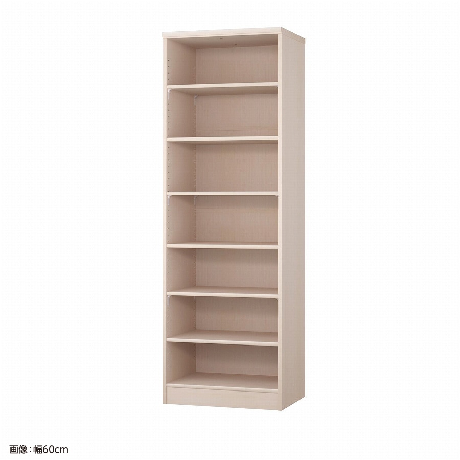 >大洋 オーダーシェルフ ライトナチュラル NCオーダー1855 D LN 幅550×奥行460×高さ1780(mm) 1台（ご注文単位1台）【直送品】