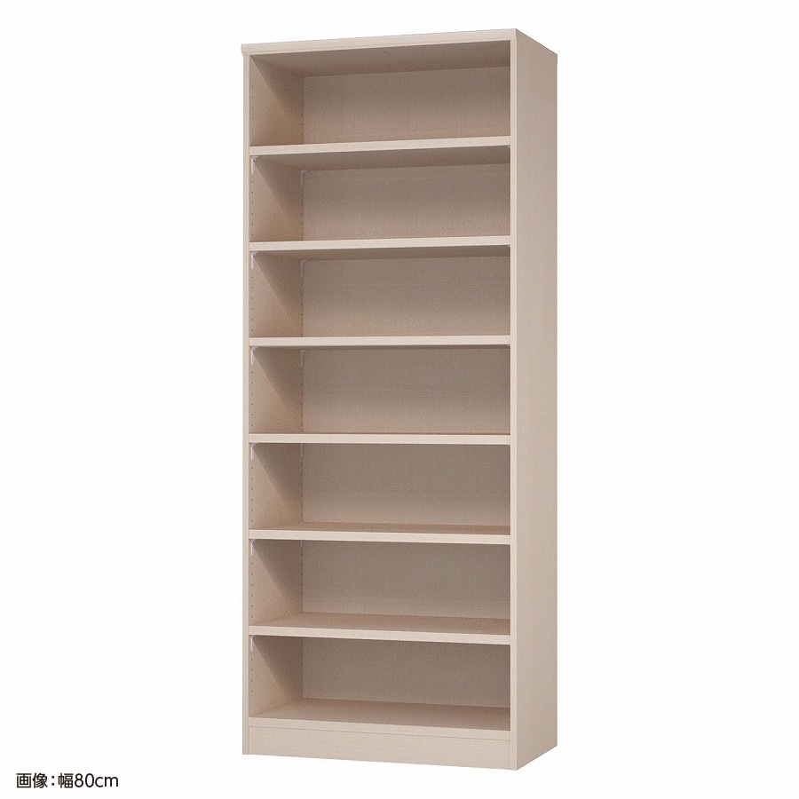 大洋 オーダーシェルフ ライトナチュラル NCオーダータフ2080 D LN 幅800×奥行460×高さ2000(mm) 1台(ご注文単位1台)【直送品】