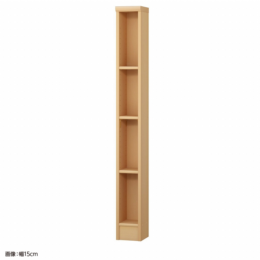 大洋 オーダーシェルフ ペアナチュラル NCオーダー1415 S PN 幅150×奥行190×高さ1350(mm) 1台(ご注文単位1台)【直送品】
