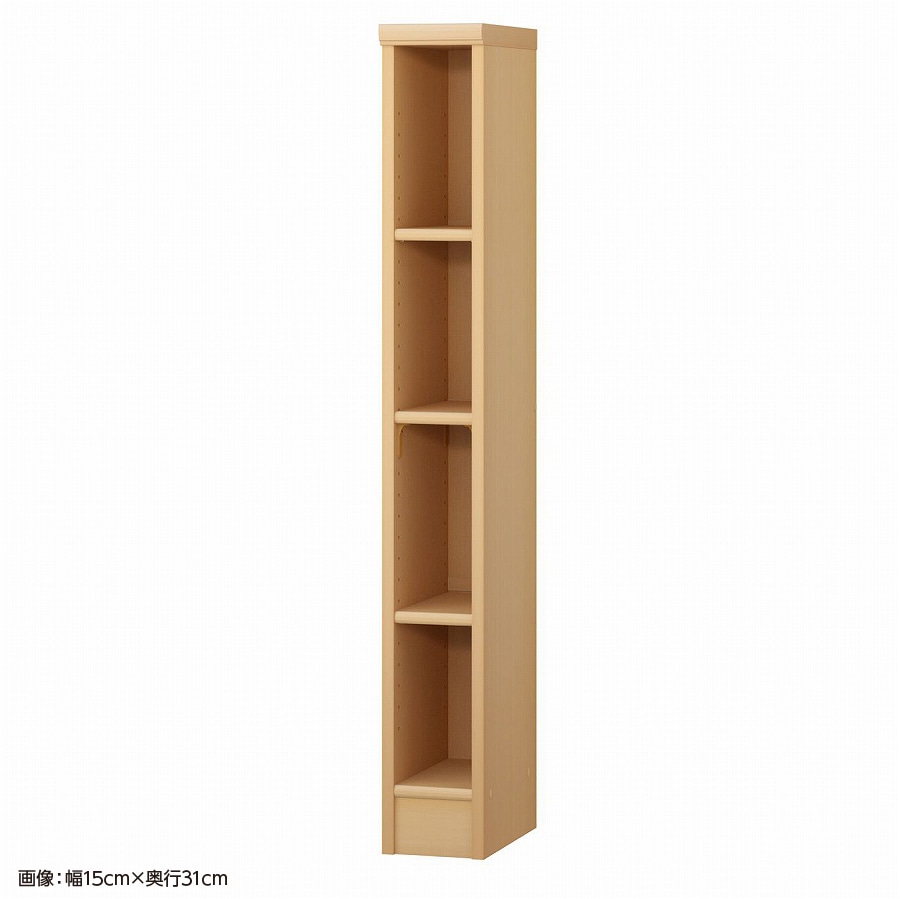 大洋 オーダーシェルフ ペアナチュラル NCオーダー1220 SR PN 幅200×奥行250×高さ1170(mm) 1台（ご注文単位1台）【直送品】