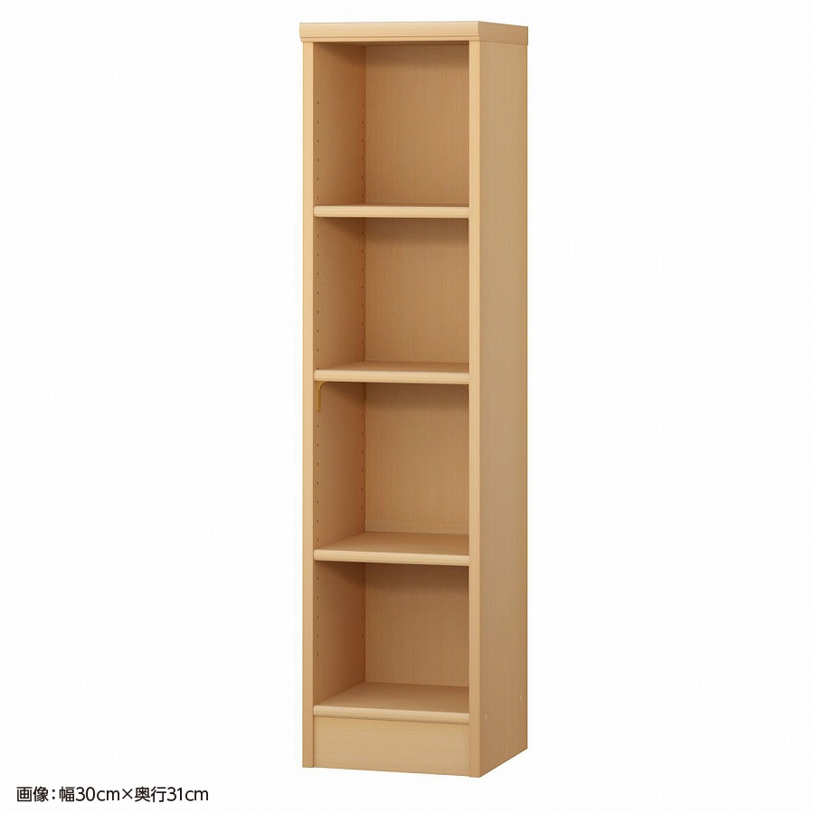 大洋 オーダーシェルフ ペアナチュラル NCオーダー1230 SR PN 幅300×奥行250×高さ1170(mm) 1台（ご注文単位1台）【直送品】