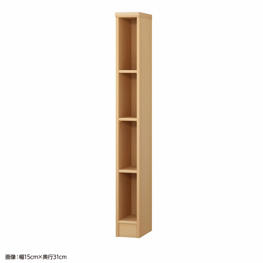 大洋 オーダーシェルフ ペアナチュラル NCオーダー1420 SR PN 幅200×奥行250×高さ1350(mm) 1台(ご注文単位1台)【直送品】