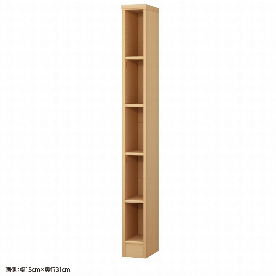 大洋 オーダーシェルフ ペアナチュラル NCオーダー1520 SR PN 幅200×奥行250×高さ1499(mm) 1台（ご注文単位1台）【直送品】