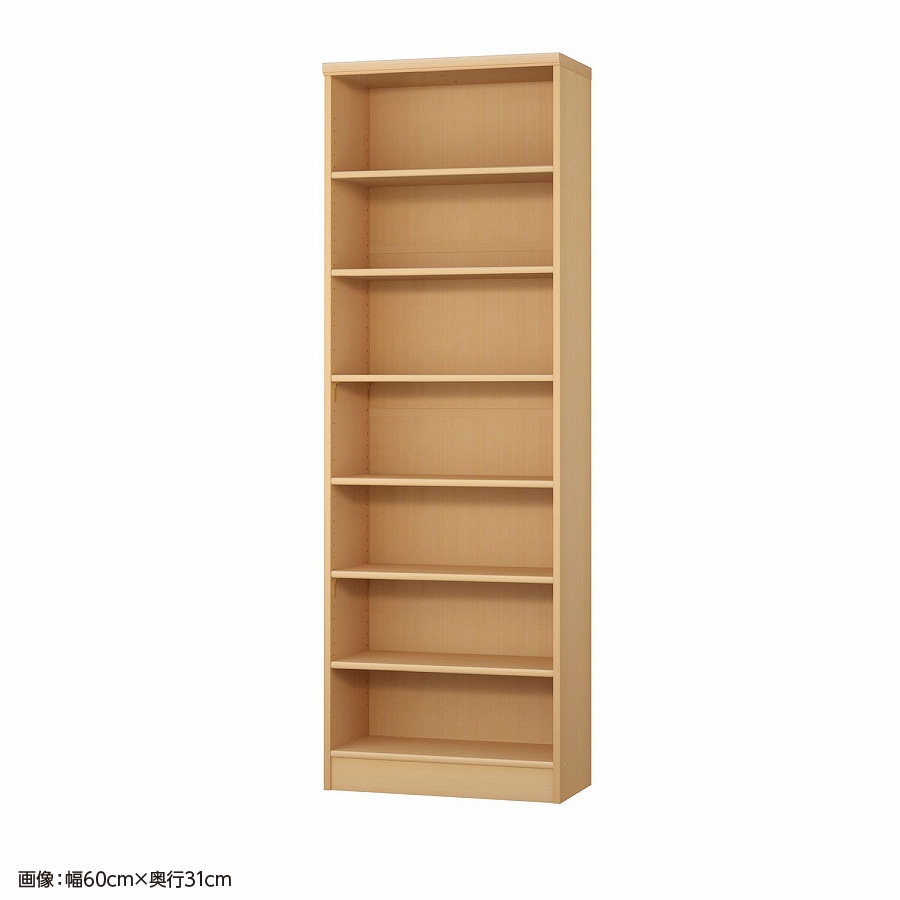 大洋 オーダーシェルフ ペアナチュラル NCオーダー1855 SR PN 幅550×奥行250×高さ1780(mm) 1台（ご注文単位1台）【直送品】