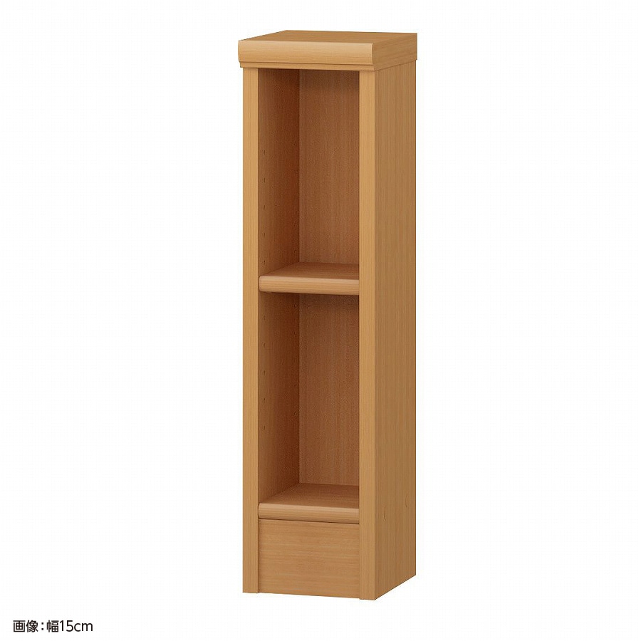 大洋 オーダーシェルフ ミディアムブラウン NCオーダー6015 S MB 幅150×奥行190×高さ600(mm) 1台(ご注文単位1台)【直送品】