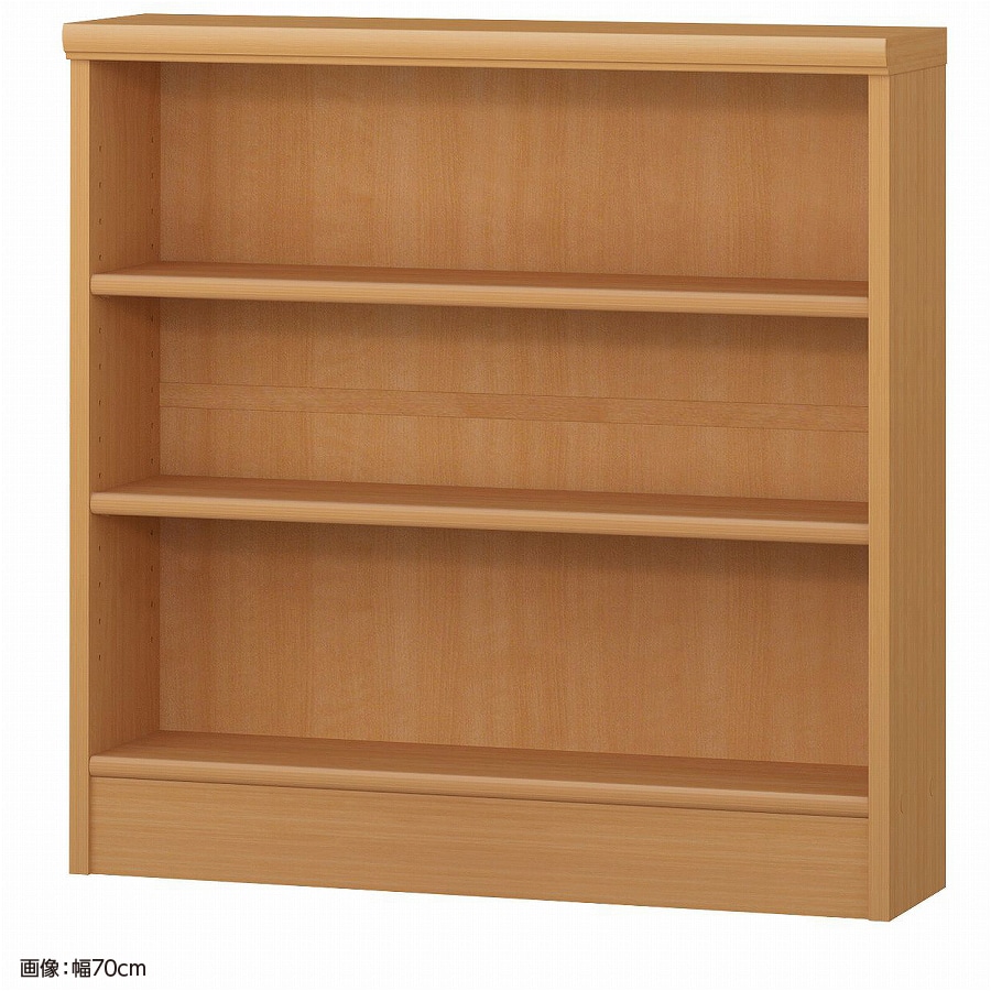 大洋 オーダーシェルフ ミディアムブラウン NCオーダー7070 S MB 幅700×奥行190×高さ700(mm) 1台(ご注文単位1台)【直送品】