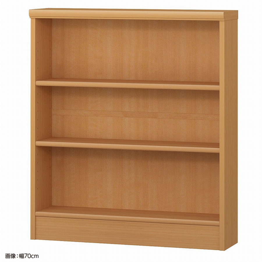 大洋 オーダーシェルフ ミディアムブラウン NCオーダー8070 S MB 幅700×奥行190×高さ800(mm) 1台(ご注文単位1台)【直送品】