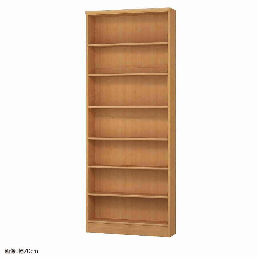 大洋 オーダーシェルフ ミディアムブラウン NCオーダー1865 S MB 幅650×奥行190×高さ1780(mm) 1台(ご注文単位1台)【直送品】