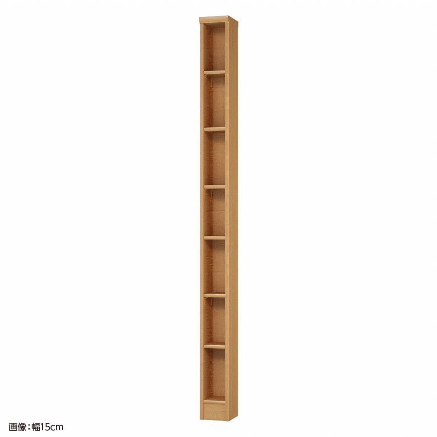 大洋 オーダーシェルフ ミディアムブラウン NCオーダー2015 S MB 幅150×奥行190×高さ2000(mm) 1台(ご注文単位1台)【直送品】
