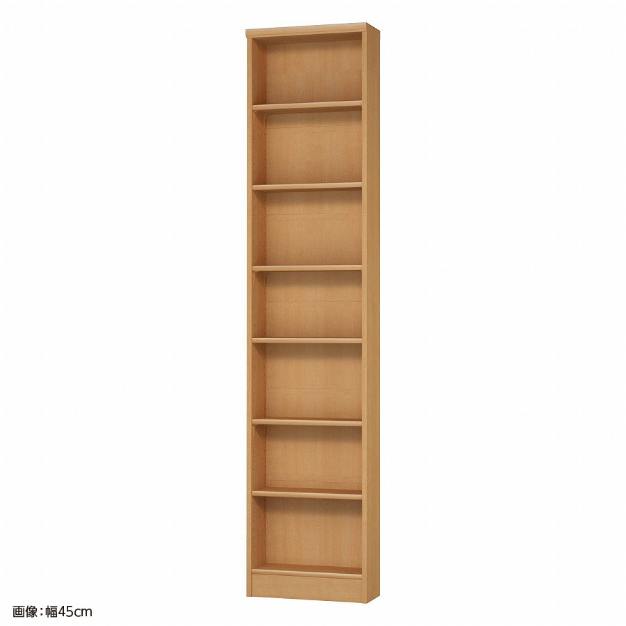 >大洋 オーダーシェルフ ミディアムブラウン NCオーダー2050 S MB 幅500×奥行190×高さ2000(mm) 1台(ご注文単位1台)【直送品】